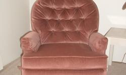 Rose valour rocking chair that Reclines. Like New, rarely used. May deliver.