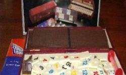 Rummy card game in a carrying case in perfect condition