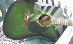 -101 STANDARD_ ACOUSTIC GUITAR,&nbsp; NICE CONDITION. COLOR GREENBURST.(SEE PICTURES)
&nbsp;
NICE CLEAN &nbsp;INSTRUMENT.NOT SCRATCHED OR BEAT UP. NICE &nbsp;MELLOW TONE. NOT A MARTIN NOT A&nbsp; GIBSON.
AN INEXPENSIVE, WELL MADE, GUITAR,&nbsp;FOR