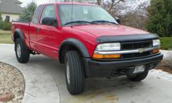 I am selling my 2000 Chevrolet S-10 ZR2, LS. 5,000 or give me a reasonable offer
WORKS AND READY TO DRIVE
Every 3000 miles oils are changed and inspected by Mobile 1, and daily inspections, very well taken care of.
? 181,056 miles
? It is an extended cab,