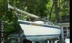 Nice sail boat, needs some TLC but overall in good shape. Has 4 sails and all in good shape, comes with trailer. Living quarters are nice.