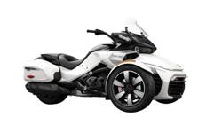 BRAND NEW MODEL FOR 2016!!!!
New 2016 Can-Am Spyder F3-T SE6 Motorcycle in Pearl White, stock #M1645. MSRP: $25,499.00
CALL TODAY FOR THE BEST PRICE GUARANTEED ONLY AT JIM POTTS MOTOR GROUP IN WOODSTOCK!
When it's time for an extended Spyder F3 cruise,