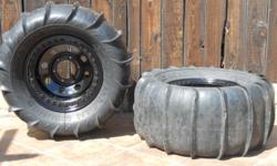 2 Sand Tires Unlimted 1300.&nbsp; Set on 6 lug Toyota pattern 15 inch rims.&nbsp; Used but still good.&nbsp; Asking $375.00 for the two.&nbsp; Please call (805) 290-0090 for more information.