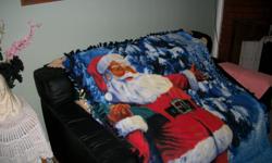 home made santa blanket , asking 20.00