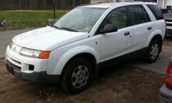 2003 Saturn Vue Front wheel drive. 2.2 liter 4 cylinder 5 speed power window locks & a/c and etc!!!!!!!!!!! New/used motor with around 80,000 and NEW clutch and pressure plate slave cylinder!!!!!!!Front Brakes & rotors rear brakes and tires just recently
