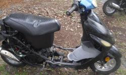50 cc scooter no battery no title engine spins won't start good for parts