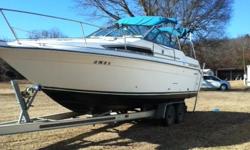 1988 Sea Ray Boat 28 ft&nbsp; excellant condition, Alum. trailer, sleeps 4, Pulls like a dream, air conditioning.Kolar generator.frig, stove, sink, everything works.New chairs, new bikini tops.Loads of storage. 454 mercury cruiser motor.Will trade for car