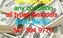 Sell all cars for cash 347-394-9770