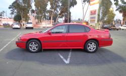 Selling a 2002 Chevrolet Impala LS sedan, Red, 6 Cylinder, Automatic, FWD, 4&nbsp;doors Interior has Power windows, Power locks, and Cloth seats. Body: Paint looks great, Tires good,&nbsp; Brakes good and all lights work. Miles 171,755 For More