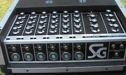 MADE FROM C.M.I. ELECTRONICS EL MONTE CALIFORNIA AN EASE POWERED 6 CHANNEL WITH REVERB AND EQUALIZER.&nbsp;MEDIUM SIZE&nbsp;UNIT NOT EAVY EASE TO MOVE AROUND AND GREAT FOR SMALL ROOM AND RESTAURANT&nbsp;AND FUN TO USE EASE TO WORK AROUND. EXCELLENT