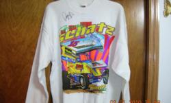 Do You like Outlaw Racing ?
I have a signd Outlaw Racing T-Shirt (lg.) and a Sweatshirt (x-lg.) by Donny Schatz for
sale !They are New ,have never been worn ! See Photo !
$ 50.00 for both