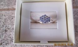 Sterling silver gem ring 925 never used size 7 selling 10am - 5pm no shipping cash only.