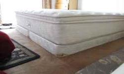 World Class Beautyrest "Plush Top" Cal King mattress with Memory Foam and matching low profile foundation.
-High Performance "No Flip" design.
-1258 pocketed coils for comfort & nearly complete movement islolation/separation between partners.
-Beauty Edge