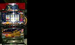 VERY NICE TAKASAGO SLOT MACHINE. WORKS GREAT! INCLUDES THE KEY AND A BAG OF TOKENS
$100.00 CALL BILL 5864-242-5052