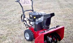 Craftsman 24", 6.5 HP Snow Blower,
used once, paid $692, want $500
214-220-2000