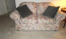 This beautiful Sofa and Loveseat will compliment any Living Room. Mint Condition. Very comfortable