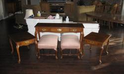 2 end tables and 1 sofa table