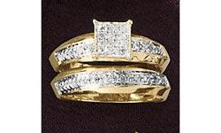 I have a beautiful wedding set for sale. It is 10k yellow gold and 0.25 ct. Payed 595.00. Will sell for 180.00. Call/Text 423-480-5129