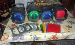 THESE ARE VERY NICE HAVE BEEN REDUCED FROM $75.00 HAVE 4 LIGHTS AND THREE EXTRA LIGHTS WITH GELS AND A BAR IN CALLAHAN FL
