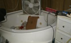 i have a garden bath tub that was given to me, it is just sitting around taking up space. does work, but right now it is in my room. i am using it for a tv stand and a fan stand. I am asking 150 for it.
