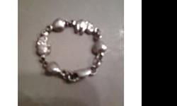 Sterling silver chain ring made in italy size 13 1/2 selling 10am - 6pm no shipping cash only.