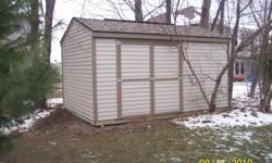 Storage Sheds, &nbsp;14 sizes between 8x8 and 10x20, choose from economical wood siding or &nbsp;over 40 colors of vinyl siding, I have over 60 pictures of different styles and options I can email you. 231-760-576five