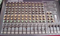 Studio Mixer Equipment. Package deal includes: Yorkville -- AudioPro ( MicroMix ) SP12;&nbsp; Radio Shack SSM 1850 -- Stereo sound mixer / echo.: MTI -- UVA4C 1 to 4 Dist Amp . All is great working order. Some cosmetic imperfections. Includes box of