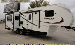 Perfect for the family of six to camp in true style and comfort yet light enough to be pulled by a half ton pickup this great Bullet Ultra Lite is just the ticket for family fun and excitement! Weighing in empty at only 6300 LBS you can pull it with most