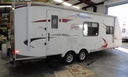 There is space aplenty in this SWEET Coleman travel trailer! Those trips you have been dreaming about are now a real possibility! No need to run out an buy a big old truck with this one as it weighs in under 2K empty! Dirty and crowded public restrooms