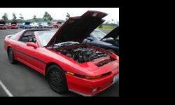 I have a 90 targa turbo supra it is currently just the rolling shell it has the motor pulled out and i have many parts im trying to part out what i have most of everything is there and the targa top doesnt leak i would like to sell the shell and interior