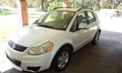 2007 suzuki&nbsp; hatchback,4door,white,,57,000 miles,,30 miles per gal,,5 speed,,AWD capabilities,,vin #JS2YB93,,,
has cracked windshield on passenger side( will pay to have repaired ))will make great car for college student,,to small for me..
if you