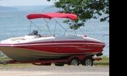 Serious inquiries only please. Price firm at $27,800 cash 2011 Victory red Tahoe deck boat. Excellent condition, barely used. It has all of the bells and whistles. Always stored inside. Shown by appointment only. (Weekends). Any questions call or text *