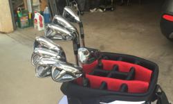 Men's Taylormade M2 Irons. New never used still have plastic head covers. Steel shaft, regular flex, 4 iron through Sandwedge. Won these Irons at a golf tournament, already have a full set of Taylormade Irons. Will deliver or ship.