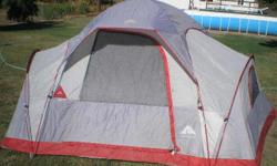 we have used but good shape tents in all sized lots of chairs and camping stoves