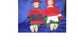 these two dolls came from the Heritage Collection. They are in great shape and have a certificate.