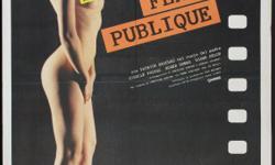 The Public Woman (aka La Femme Publique) movie poster
Stunningly beautiful depiction of the film?s star, French actress Valerie Kaprisky, in huge format (39" x 55") original theatrical release Italian poster of the 1984 French film from controversial