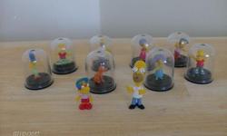 This is a set of 2002 The Simpsons mini figurines