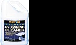Thetford Awning Cleaner 1 Gallon-32519 Thetford Awning Cleaner 1 Gallon-32519Removes mold, mildew, leaf stains, sap, bird droppings, bugs & more from fabric and vinyl awnings! UV blocker so awning looks better longer! Non-bleaching formula wonUt discolor