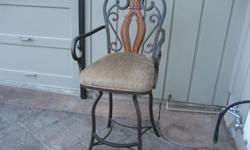 Three beautiful bar stools purchased in Palm Springs will sell for $250.00.&nbsp; Paid $850.00.
Please call -- or --.