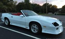 Full ad with 24 pics on Nashville Craiglist. I&nbsp;have had a lot of fun driving this, but it's time to find this extraordinarily clean and meticulously maintained Camaro another caring home.
Timeless 1992 Convertible Camaro RS in Nashville. V-8, 5.0L,
