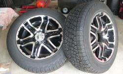 4/tires and rims 275/55/R20s
10,000 miles on tires off 2007 toyota tundra
cost 1,500.00 sell 400.00 tires like new.