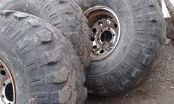 chev 38x15.50 r15 lt set of 4. 1has a slow leak good sand tires $100 or trade
