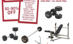 TKO Scratch N' Dent Sale!
50-90% OFF!
Hey Houston! Are you interested in buying high quality sports equipment for a phenomenal price?! Then come check out our Scratch N' Dent Sale this Friday ONLY! 50-90% OFF Select Items!
Dumbbells, Barbells, Racks,