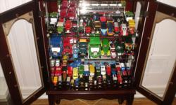 Collectibles Toy Trucks...mint condition...Seven of these trucks are quite valuable (Standard Oil/Chevron). Includes 2 larger semi-tractor trailers that have lights, horns, and engine sounds. All items are perfect. Everything from Coca Cola to Campbell