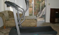 -I paid almost $650.00.....willing to sell my treadmill for $300 OBO!
-I don't have room for it & so I need to sell ASAP ...
-Features Include: 1.5-10% Power Incline, EKG heart rate reader, fan, hand held crosswalk (ski action) arm exercise, lap & calorie