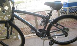 21 Speed,TREK Navigator 2.0
Front end shocks, Handle bar gear shifter
New Used 3 months Owner passed.
Excellant condition
please call if interested --
&nbsp;
&nbsp;
