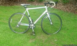 For Sale road Bike $475.00
Trek &nbsp;Bontrager, 1.2 &nbsp; 60cm, road bike, Aluminum body, carbon fiber fork. Bike in very good condition