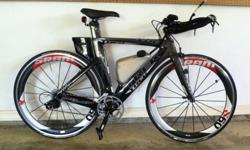 TREK Concept 7.0 (Top 10 Tri - Bikes). Used for only one season. No accidents! Medium size. Comes with medium size racing helmet. Upgraded with SRAM wheels. &nbsp;Beautiful & fast!
&nbsp;