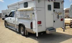 2006 Northstar TC800 slide-in camper fits 6ft to 8ft beds. Queen cabover bed; dinette converts to additional bed; fantastic fan; 3 way refrigerator; dbl. s/s sink; water heater w/exterior shower; 2 burner stove cassette toilet; low profile pop-up with