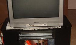Good condition TV Cart and 27 inches TV brand Emerson. All for $100. Please Contact Jennifer 561-2713925 or 954-2393754